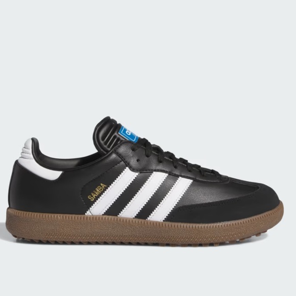 adidas Samba Golf Shoe Black Gum - Picture 4 of 12